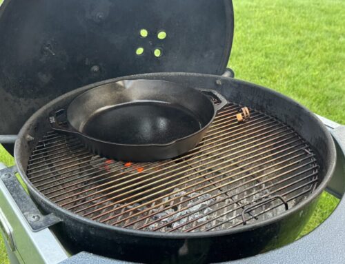 Grill with Cast Iron for more control and flavor